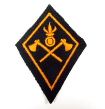 Swiss Army Engineer Miner Vintage Patch Crossed Axes Military Insignia