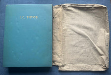 1961 Титов Titov Space Russian Cosmonaut 2 Vostok 2 Large Handmade Album 4,8 kg.