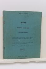 VTG United States Air Corp Pre-Flight School WORK BOOK -PHYSICS-RESTRICTED 1943 picture