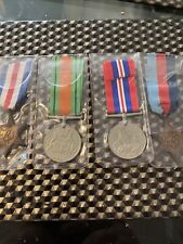 British WW2 1939 - 1945 War &  Star Medals. Full Size picture