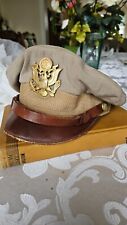 WW II 8TH AIR CORP PILOT CAP, OFFICERS SILVER WINGS, OFFICER GUIDE, MEDALS, MORE picture