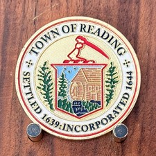 Town of Reading RMHS Athletic Hall of Fame Double Sided Challenge Coin W#34