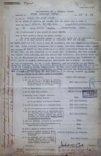 Confidential Medical Report of War Poet Wilfred Owen Shell Shock World War I