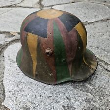 WW1  German M16 Combat Helmet With Liner & trench art vet bring back picture
