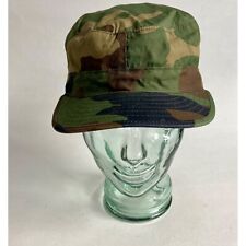 US Army Cap Camouflage Pattern Class 1 Hat 7-1/4 Woodland Winter Cold Weather picture