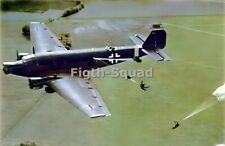 WW2 Picture Photo German Paratroopers Jump Out of a Junkers Ju-52 8278 picture