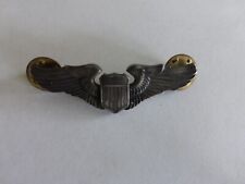 Vintage WW2 US Army Air Corps/Air Force Sterling Silver Pilot Wings Pin picture