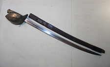 Civil War Model 1860 Ames USN US Navy Naval Cutlass Sword w/Scabbard - 1862