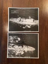 Cold War Soviet Ship Recon Photos 1973 FOUO US Navy Surveillance Pair