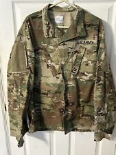 Army Combat Uniform Jacket Size Large - Long Unisex Insect Repellent Apparel picture