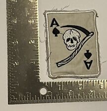Patch - THE GRIM REAPER - USSF - DEATH CARD - ACE of SPADES - Vietnam picture