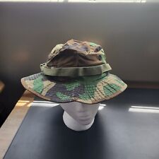 Vintage US Army BDU Camouflage Hot Weather Boonie Cap Hat Sun Men 7 picture