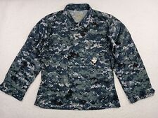 US Navy Jacket Womens Medium Digital Camo Pattern Medium Working Blouse Shirt picture