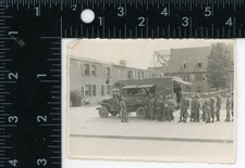 WWII American Red Cross Dixie Queen Clubmobile Soldiers Original Photo