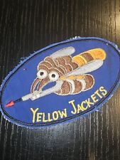 1960s US Army Vietnamese Made Vagabonds Yellow jackets Avaition Patch L@@K picture