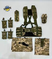 Ukraine Army Tactical Combat Battle- MOLLE Padded Waist Belt UA Pixel Full set picture