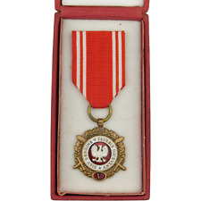 3115 WW2 POLISH MEDAL OF ARMED FORCES IN SERVICE OF MOTHERLAND 3RD CLASS POLAND picture