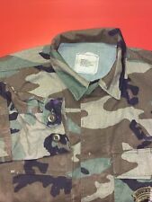 US Army Mens Button Up Shirt Camouflage Tactical Long Sleeve Cargo Size Medium picture