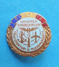 trade unions transport telecommunications railway maritime aviation Romania pin