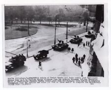 1956 Soviet Tanks Withdrawal From Budapest Hungary Original News Telephoto picture