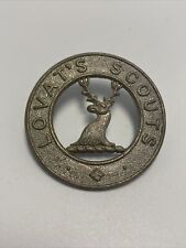 WW1 The Lovats Scouts Yeomanry Cap Badge picture
