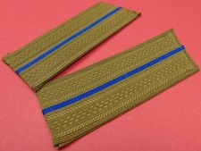 Soviet KGB State Security Officer Shoulder Boards 1991 DATED Uniform Straps MINT