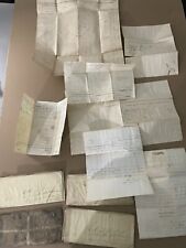 Lot Civil War Documents 1864-1868 Clothing List And Others picture