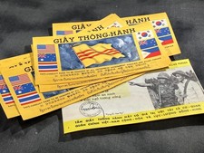 1 each, Original Viet Nam war Chiêu Hồi SAFE CONDUCT PASS vietnam leaflet