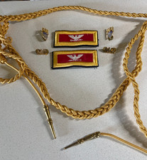 Vintage US Army Officer "Colonel" Shoulder Boards and More Nice