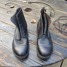 WW2 British Ankle Boots/Ammuntion Boots 1940 Dated Originals  WD STAMPED Size 11 picture