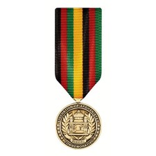 Liberation Of Afghanistan Commemorative Medal Miniature
