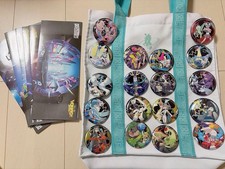 Pokemon feat. Hatsune Miku Project VOLTAGE Pin Badge Set with Tote Bag