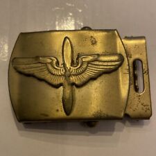 Brass ARMY AIR CORPS Propeller Belt Buckle picture