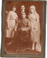 ROMANIA MILITARY PHOTO - ROMANIAN Nicolae Scarlat Stoenescu WWI DECORATED PHOTO