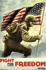 Trends International Call of Duty: WWII - Fight Wall Poster, 14.725" x 22.375...