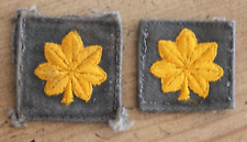 US Army Lieutenant Colonel Gold Oak Leaf Embroided Emblem Insignia Rank Fatiques picture