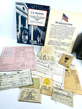 WW2 Military Ephemera EARL WINGATE paperwork cards harper Kansas KS picture