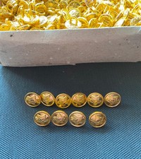 USSR SOVIET UNION ARMY UNIFORM BUTTON LOT OF 10 BUTTONS - 14MM