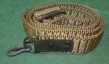 Original 1980's Era Soviet Union Army Green Canvas Rifle Sling w/Fittings