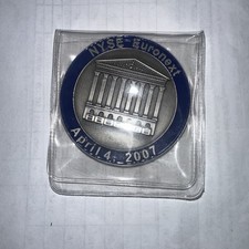 NYSE NEW YORK STOCK EXCLUSIVE EURONEXT APRIL 4, 2007, CHALLENGE COIN