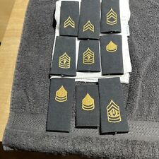 9-US Army Shoulder Mark Epaulet Large/small  Assorted Vintage. Lot 32 picture