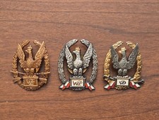 Polish Military Exemplary Commander Officer Soldier Badges Metal Eagle Award