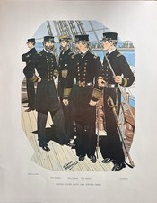 Uniforms Of The US Navy 1776-1896, Set of 12 Prints US Naval History Div. 1966