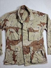 Vintage US Army Desert Storm Chocolate Chip BDU Shirt Size Small Regular picture