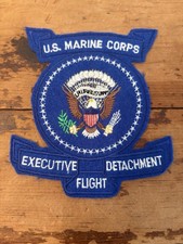 USMC Marines U.S. MARINE CORPS EXECUTIVE DETACHMENT FLIGHT Patch (USA Seal) 60NV