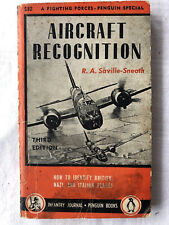 Aircraft Recognition book by R.A.Saville-Sneath, Third Edition Revised July 1945 picture