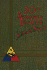 172 Page 20th Armor Division In ETO 1946 Armored Tank History Book on Data CD picture