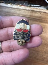 Vintage US Army Freedom’s Guardian Eagle Divisional Insignia Military Pin