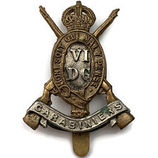 Original WW1 6th Dragoon Guards (Carabiniers) Regiment Cap Badge picture