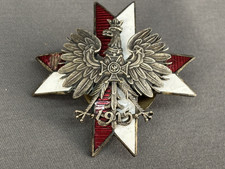 1915 Original WWII Polish 1st Krechowiecki Lancers Regiment Badge Medal